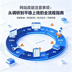 洛阳建站-网站改版注意事项：从调研到平稳上线的全流程指南