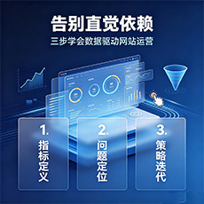 洛阳建站-告别直觉依赖：三步学会数据驱动网站运营