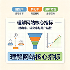 洛阳建站-理解网站核心指标：跳出率、转化率与用户粘性