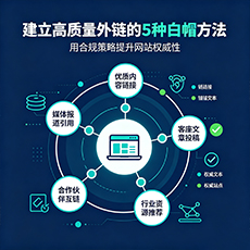 洛阳建站-建立高质量外链的5种白帽方法